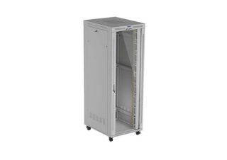 Lanberg Rack Cabinet 19" Free-Standing 47U/800X1000 (Flat Pack) With Glass Door LCD Grey V2