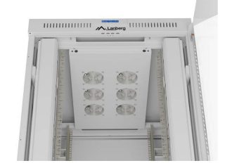 Lanberg Rack Cabinet 19" Free-Standing 47U/800X1000 (Flat Pack) With Glass Door LCD Grey V2