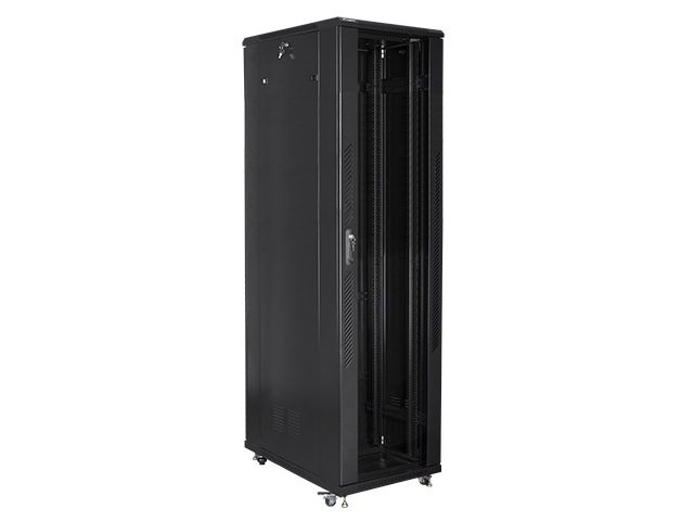 Lanberg rack cabinet 19" free-standing 47U / 800x1000 self-assembly flat pack, black