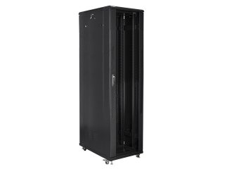 Lanberg rack cabinet 19" free-standing 47U / 800x1000 self-assembly flat pack, black