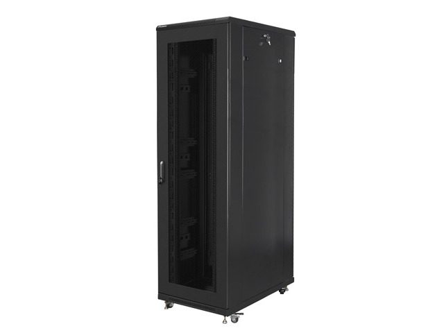 Lanberg rack cabinet 19" free-standing 42U/800x1000 (flat pack) with mesh door black
