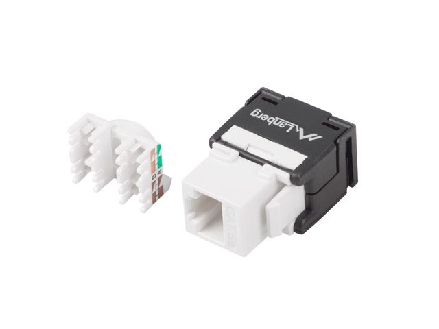 Lanberg keystone toolless модул RJ45 180° UTP CAT.5e