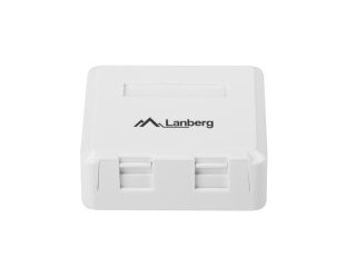 Lanberg празна повърхностно-монтажна кутия за keystone 2-портов