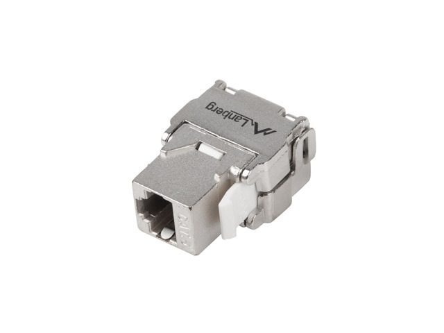 Lanberg keystone TOOL-LESS модул RJ45 180° FTP CAT.6a