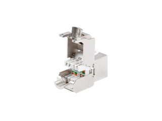 Lanberg keystone модул без инструменти RJ45 CAT.7 FTP 180°