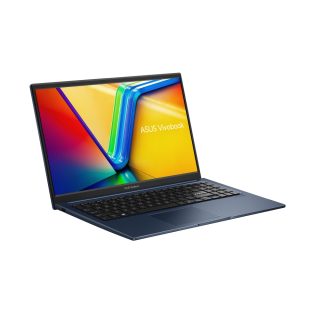 Asus Vivobook X1504VA-BQ5718NA, Intel Core 3 100U 1.2 GHz (10MB кеш, до 4.7 GHz, 6 ядра, 8 нишки), 15.6" FHD (1920x1080), 8GB DDR5, SSD 256GB, Chiclet клавиатура с Num-key, без ОС, Quiet Blue, US, без адаптер