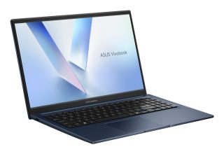 Лаптоп ASUS Vivobook X1504MA-BQ773NA, Intel 5 315 1.5 GHz (6MB Cache, до 4.4 GHz, 6 ядра, 6 нишки) до 15TOPS, 15.6" FHD (1920x1080), 16GB DDR5, SSD 512 GB, No OS, Тихо синьо, US, без адаптер