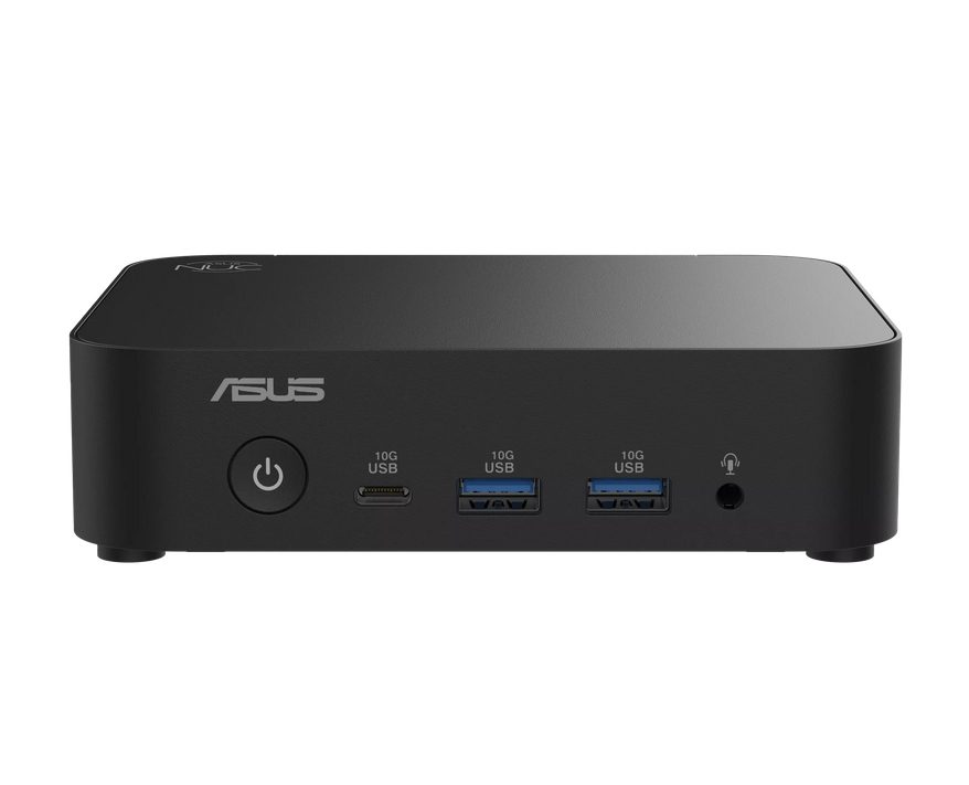 Asus NUC 14 Essential Intel N250, 5 x USB Type-A, 2 x USB Type-C, Wi-Fi 6E AX211 + 2.5GBe LAN, 1 x HDMI, 1 x Display Port, без памет (NVMe и 2.5" SATA), без RAM, без OS, Slim Kit