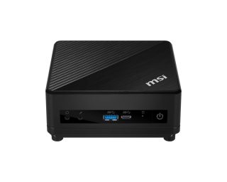Настолен компютър MSI CUBI 5 10M-033EU, Intel Core i3-10110U, 2.10 GHz, RAM 8GB (1x8), 2x DDR4 2666MHz SO-DIMMs, до 64GB, SSD M.2 PCIE 256GB, 802.11 AC, BT 5, Windows 10 Home, 65W, 124 X 124 X 53.7 мм, 0.55 кг, Черен