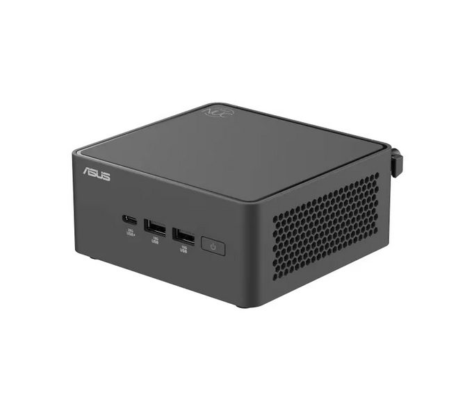 Asus NUC 15 Pro Intel Core 7 240H, Intel Arc GPU, 4 x USB Type-A, 3 x USB Type-C (1 x USB3.2 + 2 x TB4), Intel Wi-Fi 7 BE202 + 2.5GBe LAN, 2 x HDMI, без RAM, без диск, без ОС, Tall Kit