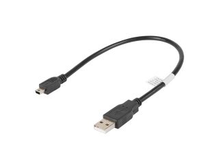 Lanberg USB MINI-B(M) -> USB-A (M) 2.0 кабел 0.3 м, черен (Canon)