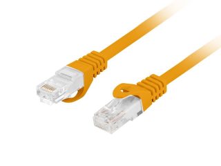 Lanberg пач корд CAT.6A U/UTP LSZH CU 0.25м, оранжев