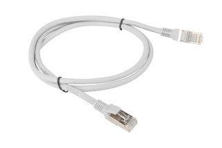 Lanberg патч корд CAT.5E FTP 1м, сив