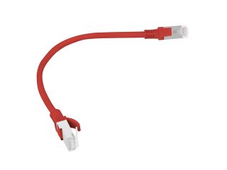 Кабел Lanberg patch cord CAT.6 0.25m, червен