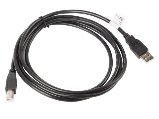Lanberg USB-A (M) -> USB-B (M) 2.0 кабел 1.8м, черен