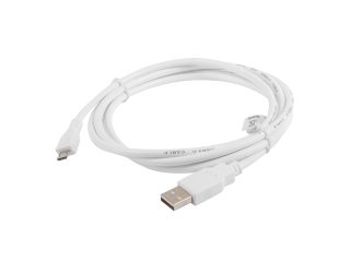 Lanberg USB MICRO-B (M) -> USB-A (M) 2.0 кабел, 1.8m, бял