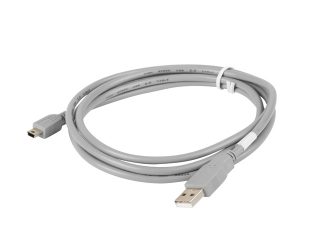 LANBERG USB MINI-B (M) -> USB-A (M) 2.0 cable 1.8m, grey (Canon)