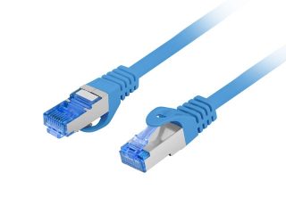 Lanberg пач кабел CAT.6A FTP LSZH CCA 0.5 m Fluke Passed, син