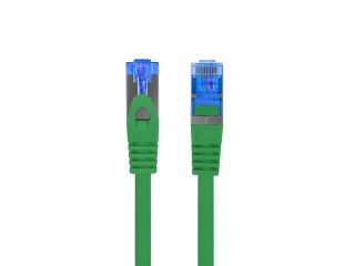 Lanberg кабел CAT.6A FTP LSZH CCA 0.5m Fluke Passed, зелен