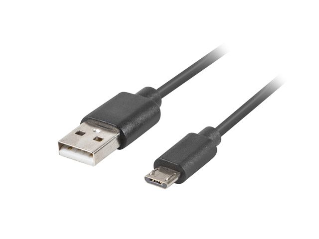 Lanberg USB Micro-B (M) към USB-A (M) 2.0 кабел 1м, черен QC 3.0