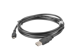 Кабел LANBERG USB MICRO-B (M) -> USB-A (M) 2.0, 1.8 м, черен