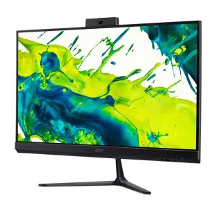 Acer Aspire C24-B настолен компютър - всичко в едно, 23.8" FHD IPS AiO 120Hz, Intel Core Ultra 5 115U, 16GB DDR5, 512GB SSD, без ОС, черен