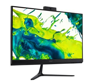 Acer Aspire C24-B настолен компютър - всичко в едно, 23.8" FHD IPS AiO 120Hz, Intel Core Ultra 5 115U, 16GB DDR5, 512GB SSD, без ОС, черен