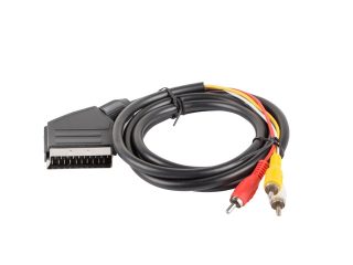 Lanberg кабел SCART (EURO)-RCA x3 1.8m