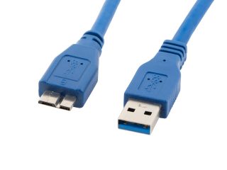Lanberg USB MICRO-B (M) -> USB-A (M) 3.0 кабел 0.5 м, син