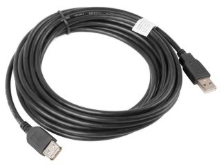 Lanberg удължителен кабел USB 2.0 AM-AF, 5м, черен