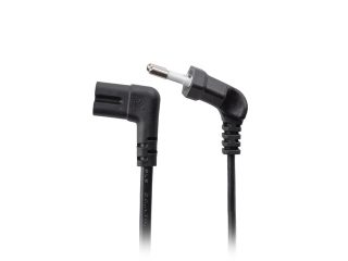 Lanberg захранващ кабел CEE 7/16->IEC 320 C7 Euro (Radio) 3 m, ъглов, VDE, черен