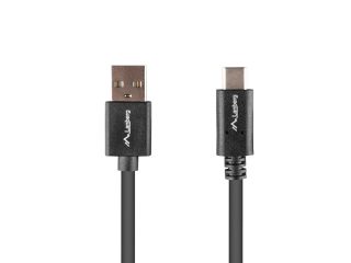Lanberg USB-C(M) -> USB-A(M) 2.0 кабел 1.8m QC 3.0 BOX, черен