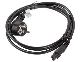 Lanberg CEE 7/7 (MICKEY) -> IEC 320 C5 захранващ кабел 1.8m VDE, черен