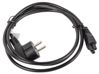 Lanberg CEE 7/7 (MICKEY) -> IEC 320 C5 захранващ кабел 1.8m VDE, черен