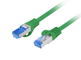 Lanberg patch cord CAT.6A FTP LSZH CCA 5m Fluke Passed, green