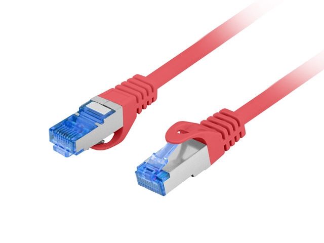 Lanberg patch cord CAT.6A FTP LSZH CCA 5m, червен