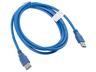 Lanberg удължителен кабел USB 3.0 AM-AF, 1.8m, син