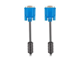 Lanberg VGA M/M кабел 1.8m двойно екраниран, 2x феритни ядра, черен