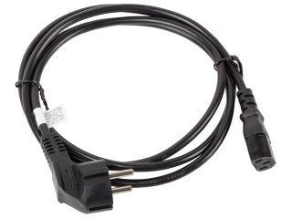 Lanberg захранващ кабел CEE 7/7 -> IEC 320 C13, 1.8 m, VDE, черен