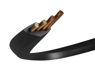 Natec USB-C (M) към USB-A (M) 2.0 кабел 1м, черен метал