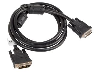 Кабел Lanberg DVI-D(M)(18+1) -> DVI-D(M)(18+1), 1.8m, single link, черен