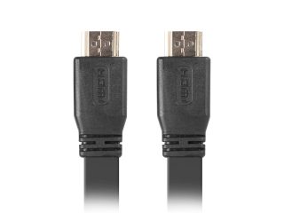 Lanberg HDMI M/M V2.0 cable 3m, 4K flat, черен