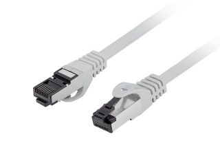 Lanberg пач кабел CAT.8.1 S/FTP LSZH CU 3м, сив