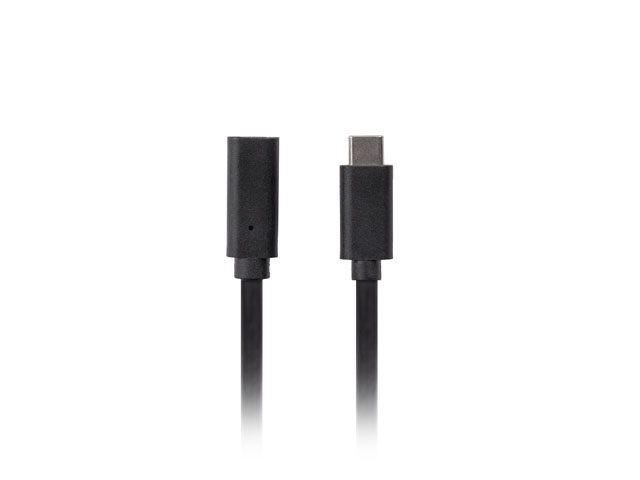 Lanberg USB-C M/F 3.1 кабел 1.5м, черен