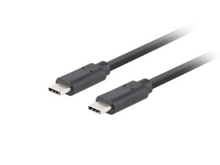 LANBERG USB-C M/M 3.1 Gen 2 кабел 1м 10GB/s PD100W черен