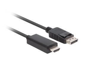 LANBERG Кабел, Display Port (M) V1.1 към HDMI (M) 1м, черен