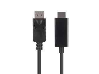 LANBERG Кабел, Display Port (M) V1.1 към HDMI (M) 1м, черен