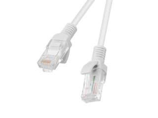 Lanberg пач кабел CAT.6 UTP 0.5m, сив - опаковка от 10 бр.