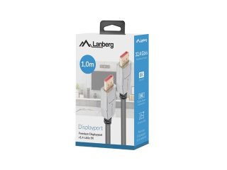 Lanberg DisplayPort кабел M/M 20pin V1.4 8K 60Hz 1m, черен