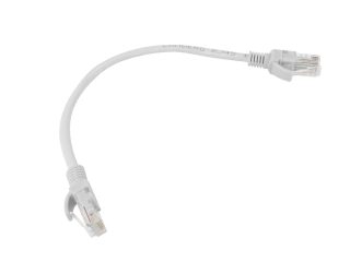 Lanberg кабел CAT.6 UTP 0.25m 10 бр., сив